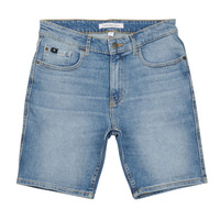 Textil Rapaz Shorts / Bermudas Calvin Klein Jeans REG SHORT MID BLUE Azul