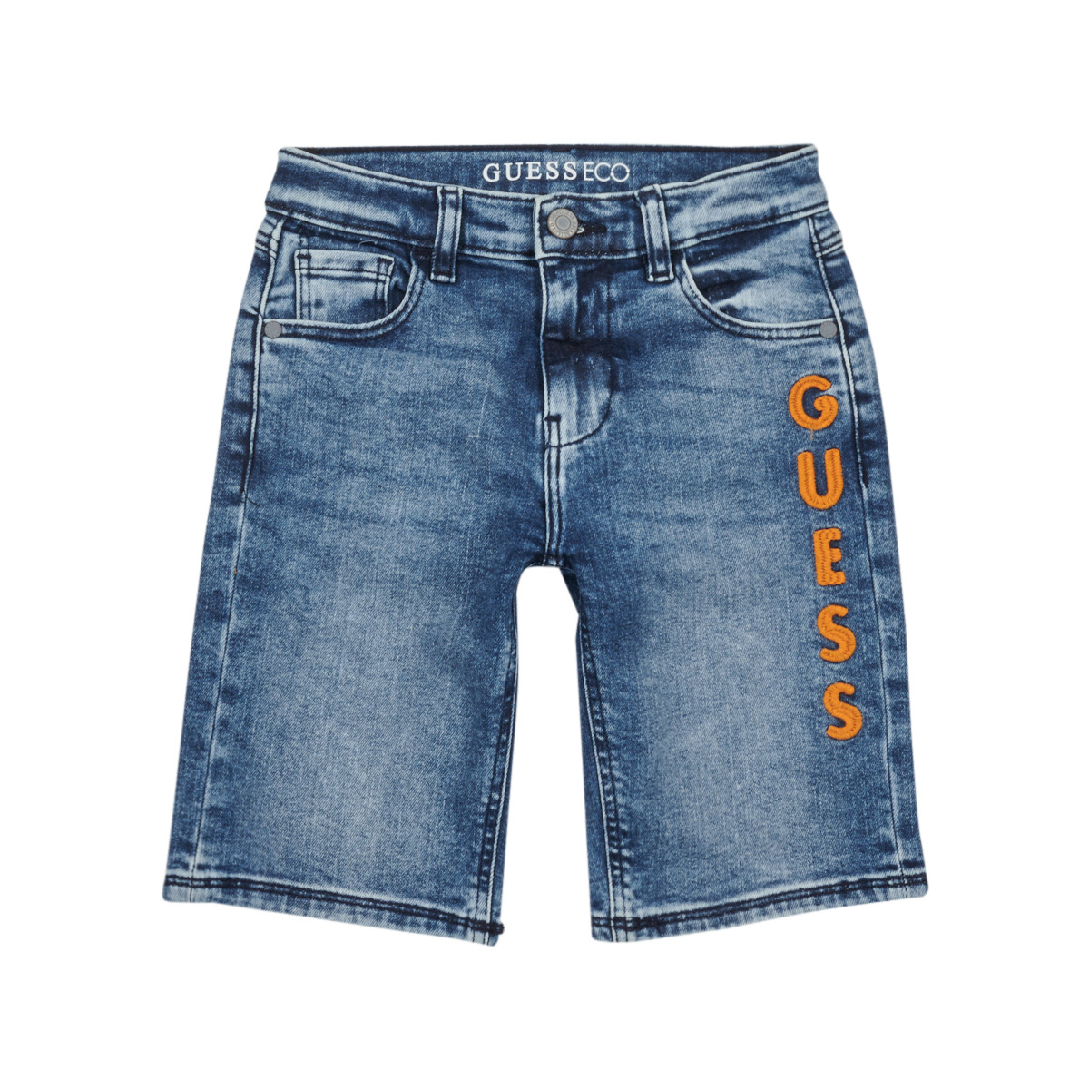 Textil Rapaz Shorts / Bermudas Guess boots DENIM SHORT Ganga