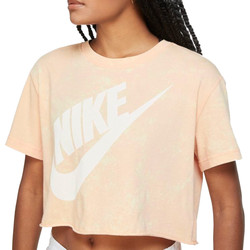 Textil Mulher T-Shirt tops mangas curtas Nike  Laranja