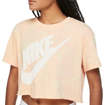 Textil Mulher T-shirts e Pólos Nike trunner  Laranja