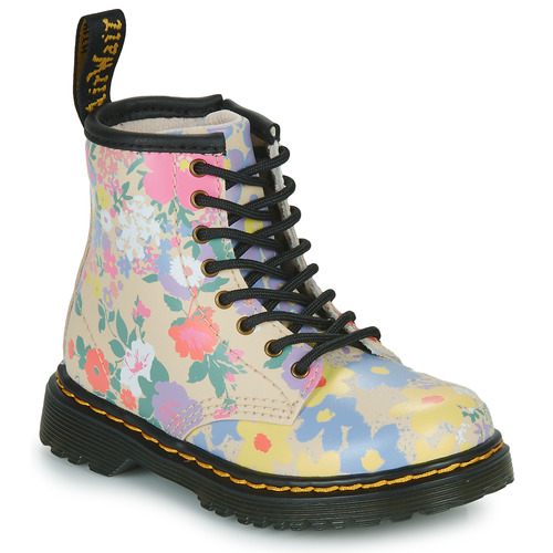 Sapatos Rapariga Botas baixas Dr. mura Martens 1460 T Bege / Multicolor
