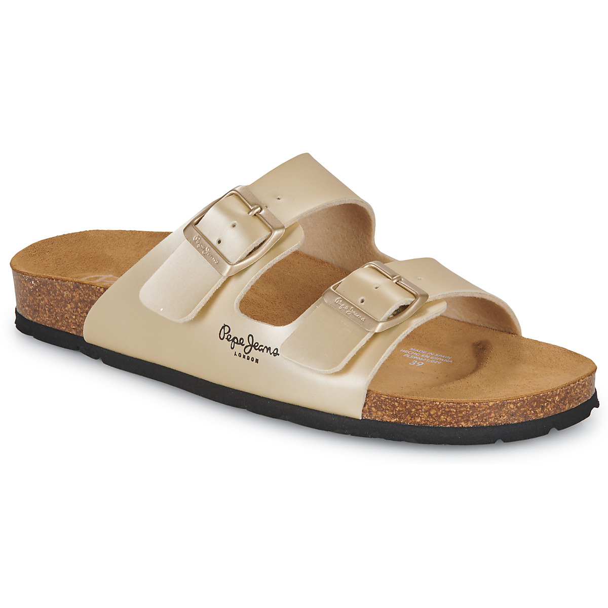 Sapatos Mulher Chinelos Pepe jeans OBAN CLASSIC Ouro