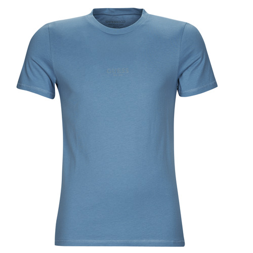 Textil Homem T-Shirt mangas curtas Guess Multi AIDY CN SS TEE Azul