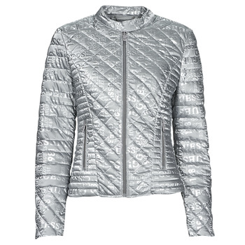 Textil Mulher Quispos for Guess NEW VONA JACKET Prata