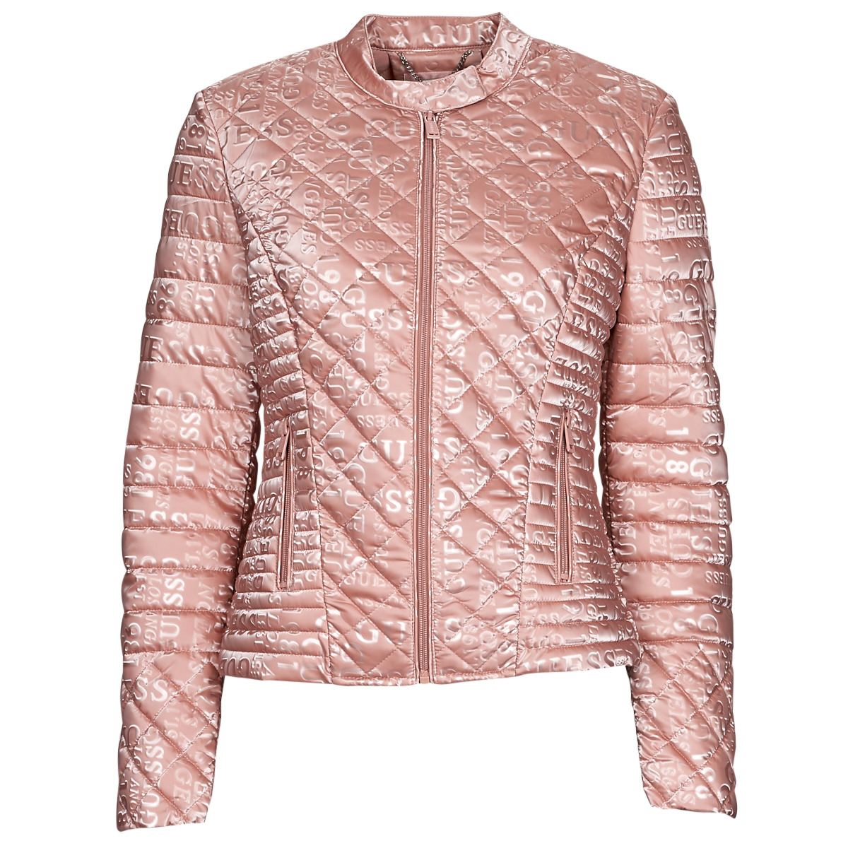 Textil Mulher Quispos Guess NEW VONA JACKET Rosa