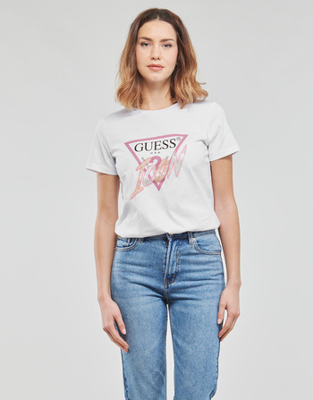 Guess SS CN ICON TEE Branco