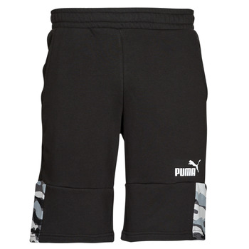 Textil Homem Shorts / Bermudas Puma ESS BLOCK CAMO Preto