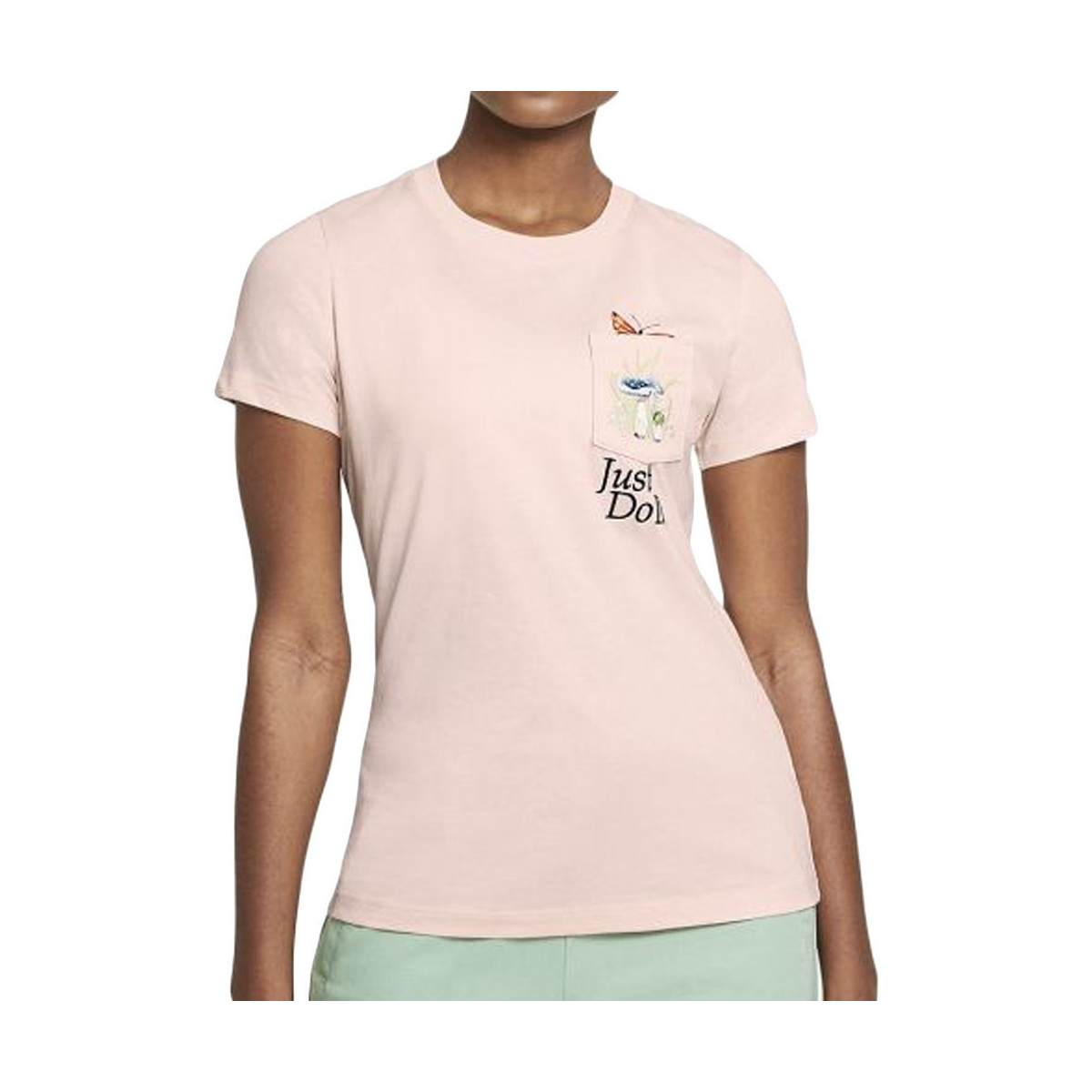 Textil Mulher T-shirts e Pólos Nike  Rosa