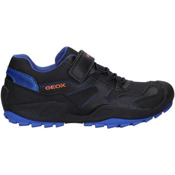 Sapatos Rapaz Multi-desportos Geox J261WC 050BU J NEW SAVAGE Preto
