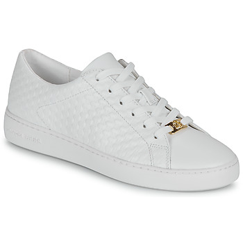 Sapatos Mulher Sapatilhas MICHAEL Michael Kors KEATON LACE UP Branco / Ouro