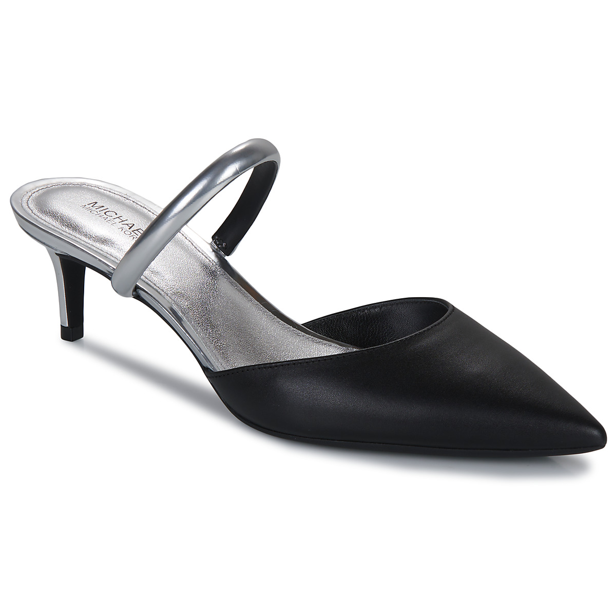 Sapatos Mulher Esgotado - Ver produtos similares JESSA MULE KITTEN Preto / Prata