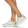 Sapatos Mulher Sapatilhas MICHAEL Michael Kors THEO TRAINER Branco / Ouro