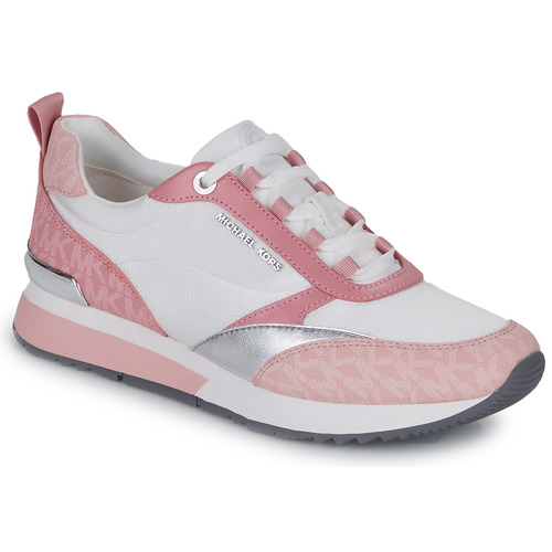 Sapatos Mulher Sapatilhas Emporio Armani EA7 ALLIE STRIDE TRAINER Branco / Rosa / Prata