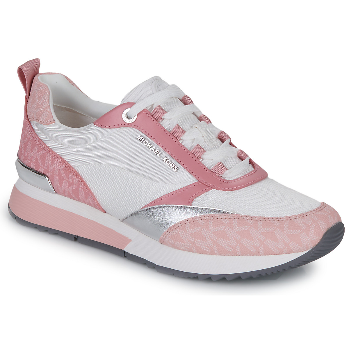Sapatos Mulher Sapatilhas Ao registar-se beneficiará de todas as promoções em exclusivo ALLIE STRIDE TRAINER Branco / Rosa / Prata