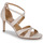 Sapatos Mulher Womens Oxford Wingtip Shoes KINSLEY SANDAL Bege / Cru
