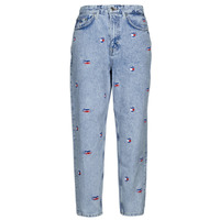 Textil Mulher Calças de ganga tapered Tommy Jeans MOM JEAN UHR TPRD AG7019 Azul
