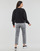 Textil Mulher Sweats Tommy Jeans TJW BXY ESSENTIAL LOGO 1 CREW Preto