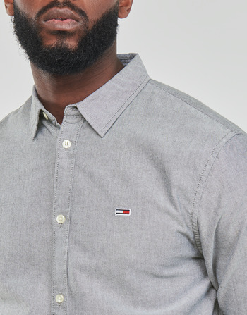 Tommy Jeans TJM CLASSIC OXFORD SHIRT Cinza / Escuro