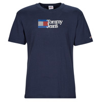 Textil Homem Tommy Jeans Logo Crew Sweatshirt TJM CLSC RWB CHEST LOGO TEE Marinho