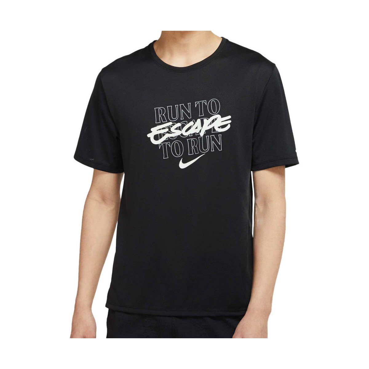 Textil Homem T-shirts e Pólos Nike  Preto