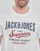 Textil Homem T-Shirt mangas curtas Jack & Jones JJELOGO TEE SS O-NECK Cru