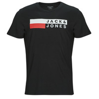 Textil Homem T-Shirt mangas curtas Jack & Jones JJECORP LOGO TEE SS O-NECK Preto