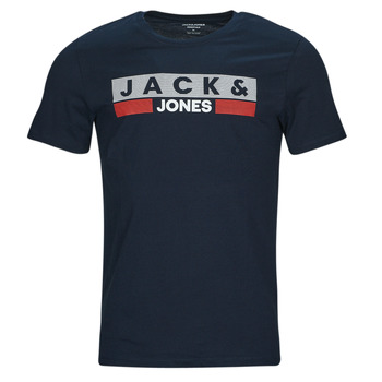 Textil Homem T-Shirt mangas curtas Jack & Jones JJECORP LOGO TEE SS O-NECK Marinho