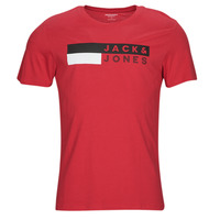 Textil Homem T-Shirt mangas curtas Nome de família JJECORP LOGO TEE SS O-NECK Vermelho
