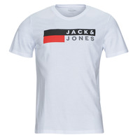 Textil Homem T-Shirt mangas curtas Jack & Jones JJECORP LOGO TEE SS O-NECK Branco