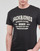 Textil Homem T-Shirt mangas curtas osklen parka jacket Isaia embroidered-logo short-sleeved polo shirt Weiß Preto