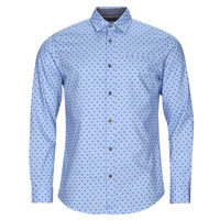 Textil Homem Camisas mangas comprida Marcas em destaque JJETREKOTA DETAIL SHIRT LS Azul