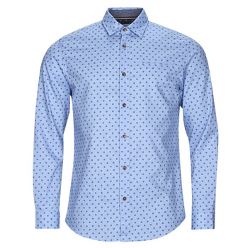 Textil Homem Camisas mangas comprida T-shirts e Pólos JJETREKOTA DETAIL SHIRT LS Azul