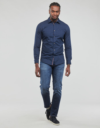 Textil Homem Calças Jeans Baixo: 1 a 2cm JJIMIKE JJORIGINAL Azul