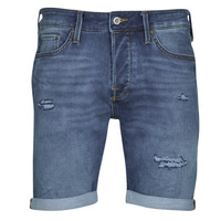 Textil Homem Shorts / Bermudas Gola em V JJIRICK JJICON SHORTS Azul