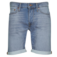 Textil Homem Shorts / Bermudas Black Bermuda Shorts With Logo JJIRICK JJICON SHORTS Azul
