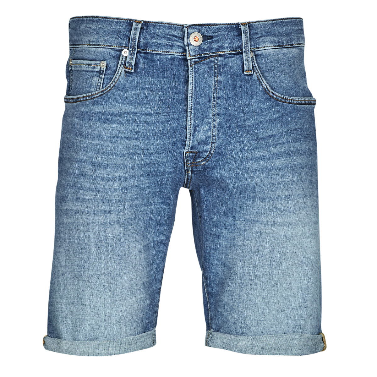 Textil Homem Shorts / Bermudas GANNI tiger-stripe denim shorts Purple JJIRICK JJICON SHORTS Azul