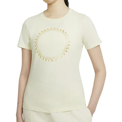 Textil Mulher T-shirts e Pólos nike Blanco  Amarelo