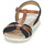 Sapatos Mulher Sandálias Tom Tailor 5394901 Marinho / Castanho