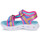 Sapatos Rapariga Skechers 163123 TPE Mujer Taupe HEART LIGHTS SANDALS Rosa / Azul