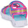 Sapatos Rapariga Sandálias desportivas Skechers Constructor HEART LIGHTS SANDALS Rosa / Azul