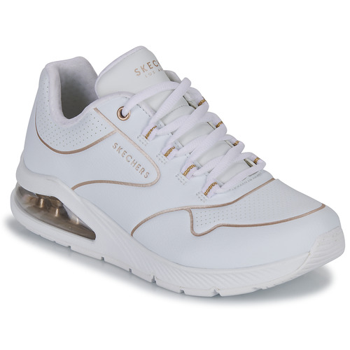 Sapatos Mulher Sapatilhas outsole Skechers UNO 2 Branco / Ouro