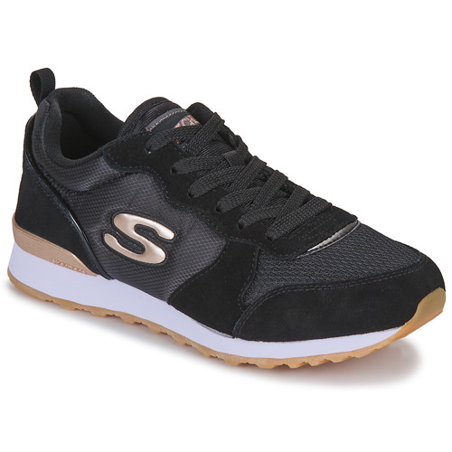 Sapatos Mulher Sapatilhas chat Skechers OG 85 Preto / Ouro