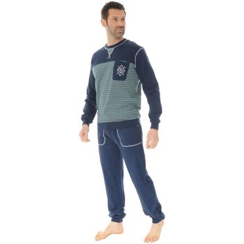 Textil Homem Pijamas / Camisas de dormir Christian Cane SAHEL Azul