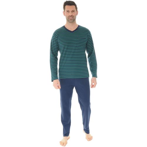 Textil Homem Pijamas / Camisas de dormir Christian Cane SAMY Azul