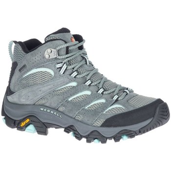 Sapatos Mulher Sapatos de caminhada Merrell Moab 3 Mid Gtx Azul, Cinzento