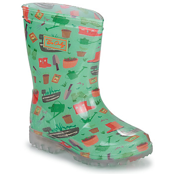 Sapatos Criança Botas de borracha Be Only BOJARDIN Verde / Multicolor