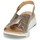 Sapatos Mulher Sandálias Caprice 28702 Ouro / Branco