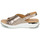Sapatos Mulher Sandálias Caprice 28702 Ouro / Branco