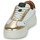 Sapatos Mulher Sapatilhas Mam'Zelle CANET Branco / Ouro / Preto