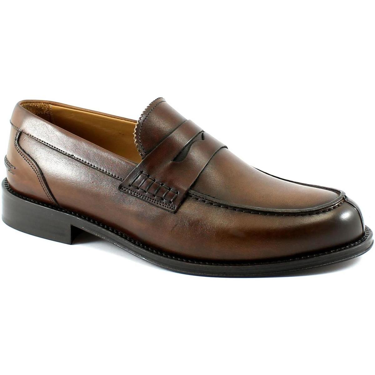 Sapatos Homem Richelieu Exton EXT-I22-102-LE Castanho